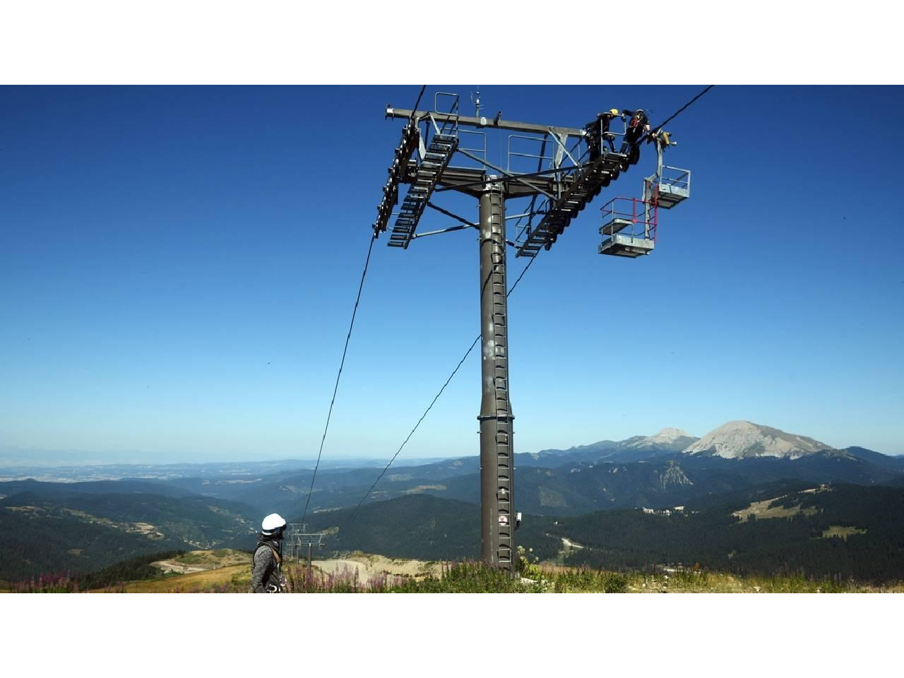 Cable Car and Ski Resort Poles